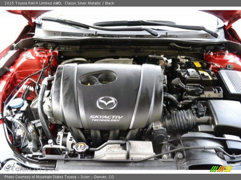 Classic Silver Metallic / Black 2015 Toyota RAV4 Limited AWD