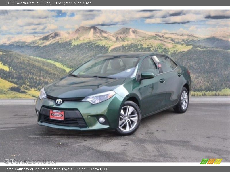 4Evergreen Mica / Ash 2014 Toyota Corolla LE Eco