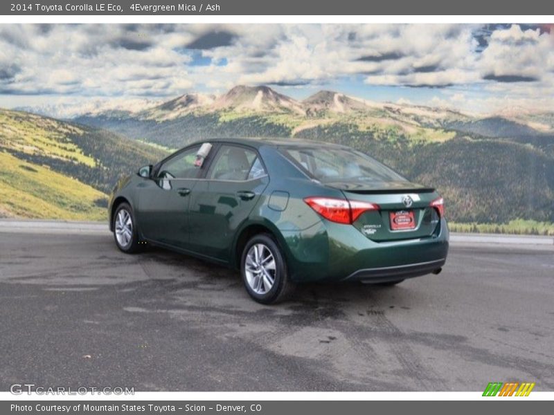 4Evergreen Mica / Ash 2014 Toyota Corolla LE Eco