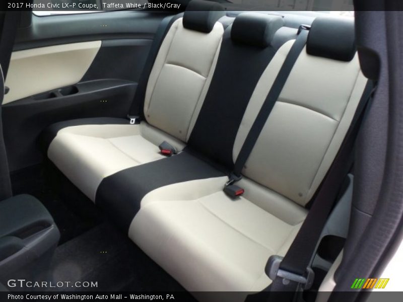 Taffeta White / Black/Gray 2017 Honda Civic LX-P Coupe
