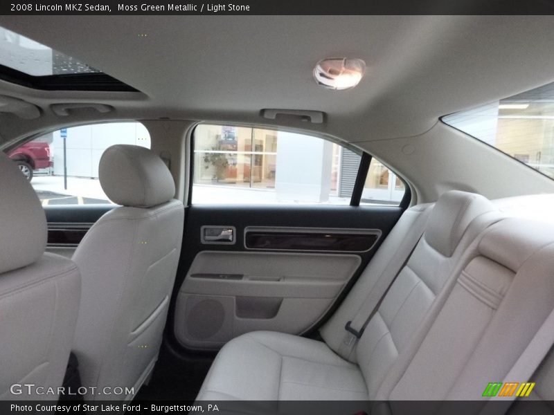 Moss Green Metallic / Light Stone 2008 Lincoln MKZ Sedan