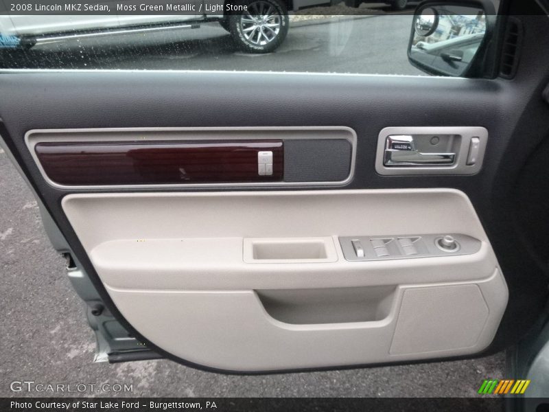 Moss Green Metallic / Light Stone 2008 Lincoln MKZ Sedan