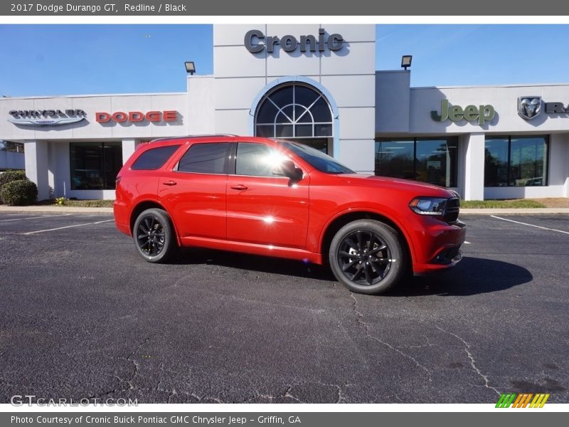 Redline / Black 2017 Dodge Durango GT