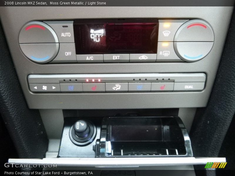 Moss Green Metallic / Light Stone 2008 Lincoln MKZ Sedan