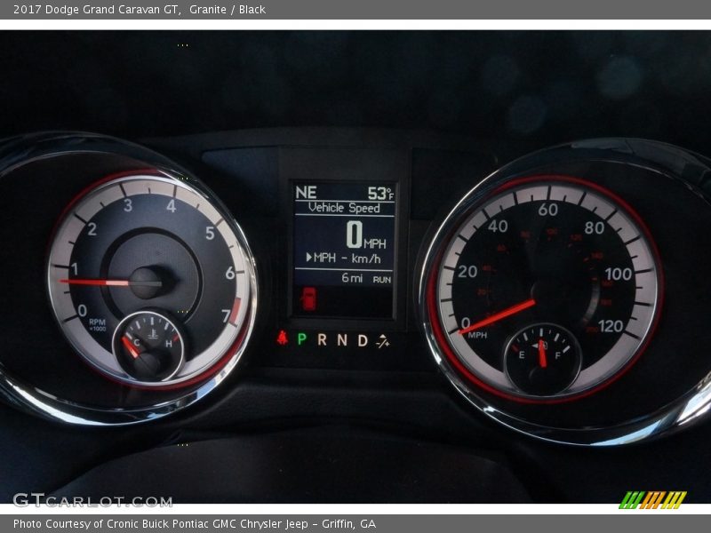 Granite / Black 2017 Dodge Grand Caravan GT