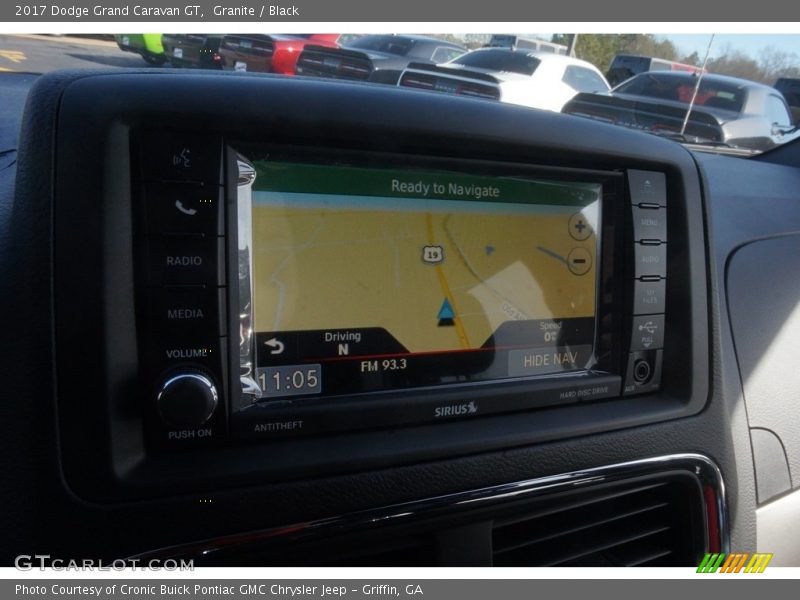 Granite / Black 2017 Dodge Grand Caravan GT