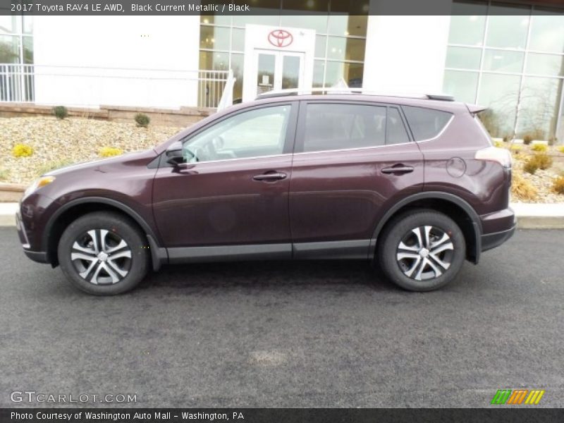 Black Current Metallic / Black 2017 Toyota RAV4 LE AWD