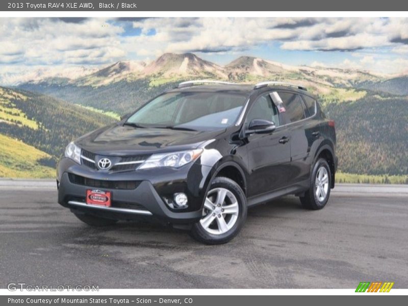 Black / Black 2013 Toyota RAV4 XLE AWD