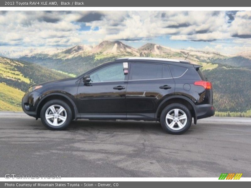 Black / Black 2013 Toyota RAV4 XLE AWD