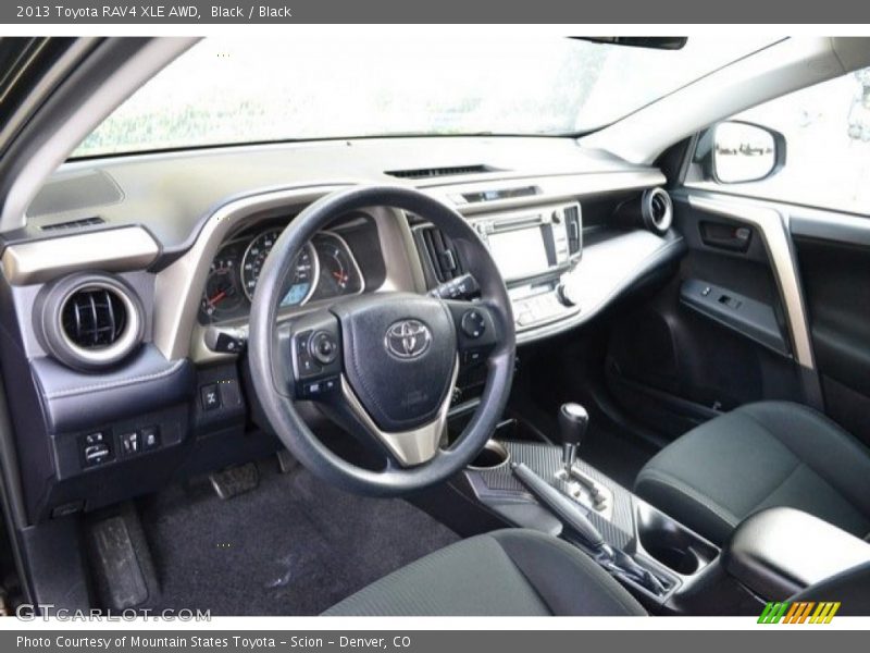 Black / Black 2013 Toyota RAV4 XLE AWD