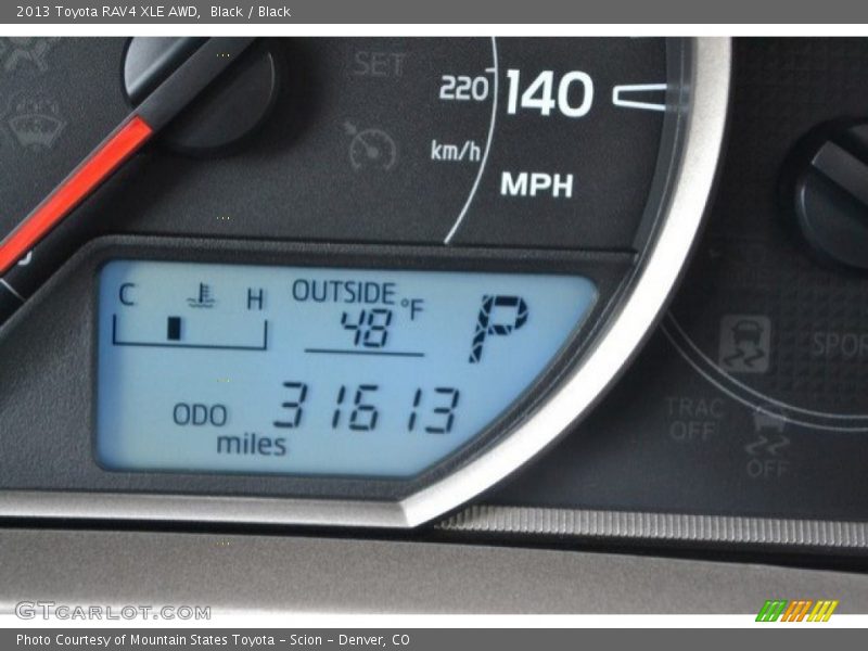 Black / Black 2013 Toyota RAV4 XLE AWD