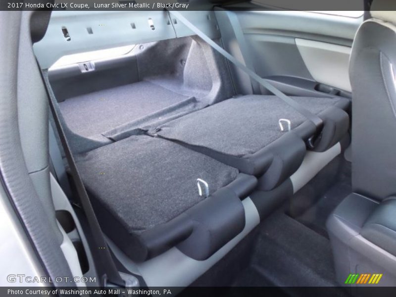 Lunar Silver Metallic / Black/Gray 2017 Honda Civic LX Coupe