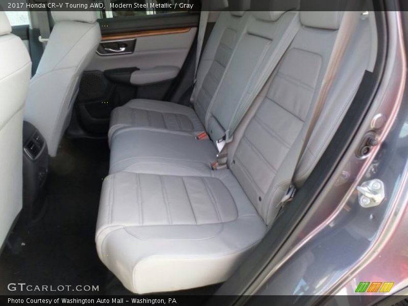 Modern Steel Metallic / Gray 2017 Honda CR-V Touring AWD