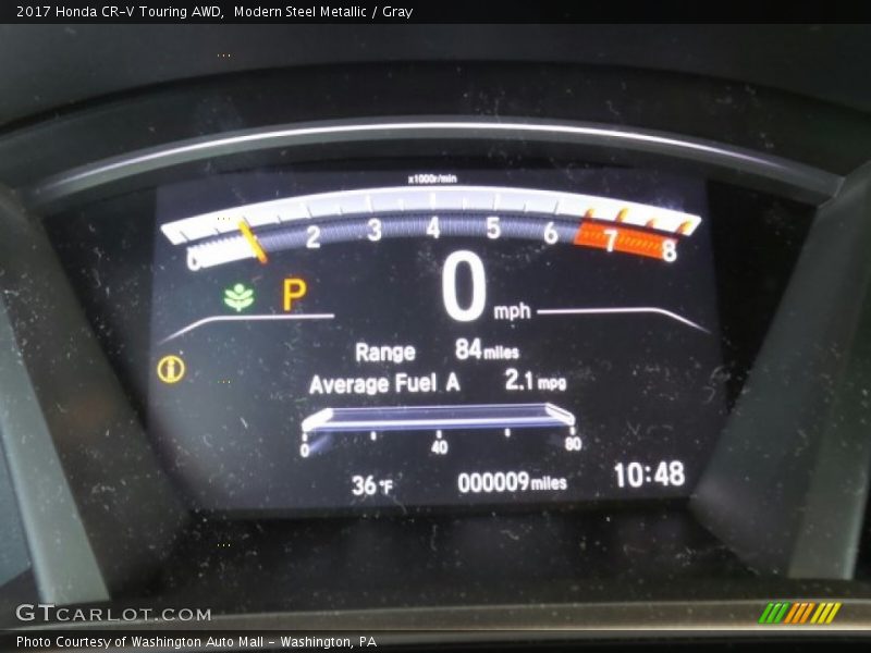 Modern Steel Metallic / Gray 2017 Honda CR-V Touring AWD