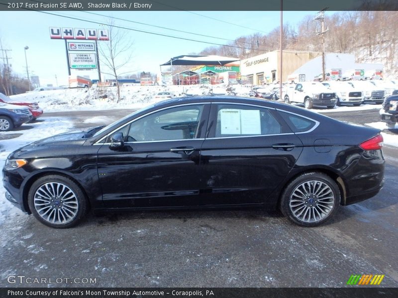 Shadow Black / Ebony 2017 Ford Fusion SE AWD