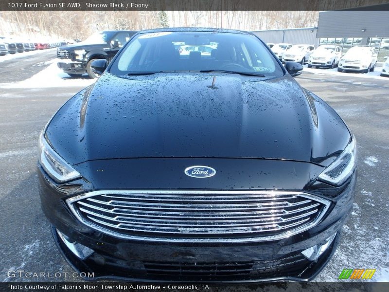 Shadow Black / Ebony 2017 Ford Fusion SE AWD