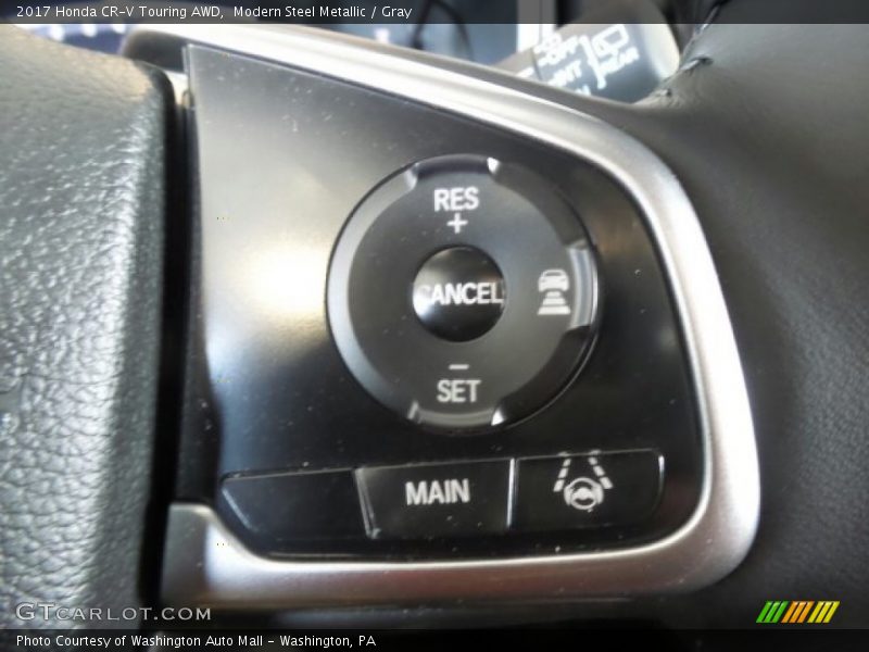 Modern Steel Metallic / Gray 2017 Honda CR-V Touring AWD