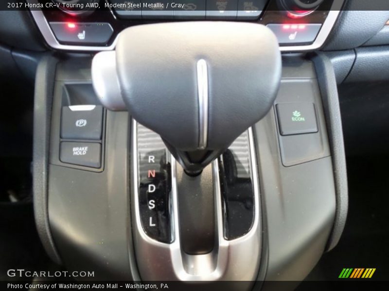 Modern Steel Metallic / Gray 2017 Honda CR-V Touring AWD