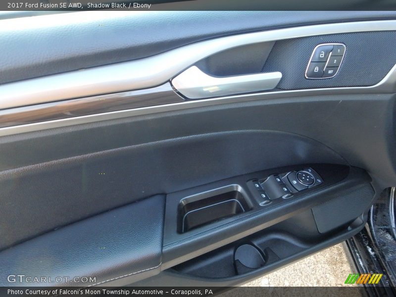 Shadow Black / Ebony 2017 Ford Fusion SE AWD