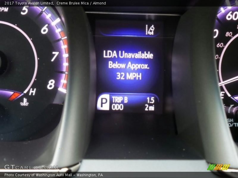 Creme Brulee Mica / Almond 2017 Toyota Avalon Limited