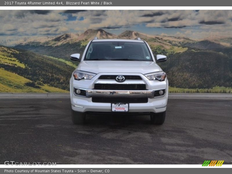 Blizzard Pearl White / Black 2017 Toyota 4Runner Limited 4x4