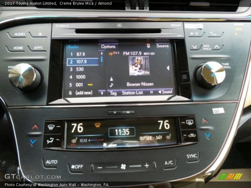 Creme Brulee Mica / Almond 2017 Toyota Avalon Limited