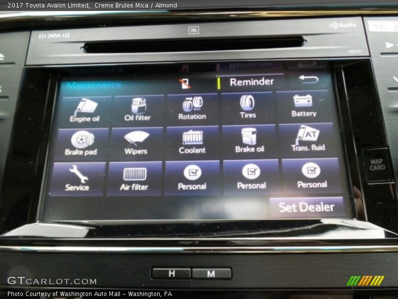 Creme Brulee Mica / Almond 2017 Toyota Avalon Limited