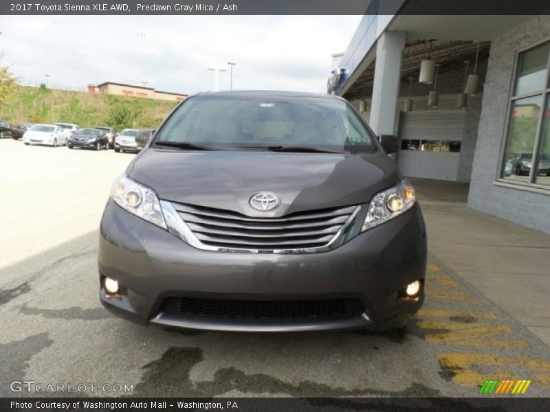 Predawn Gray Mica / Ash 2017 Toyota Sienna XLE AWD