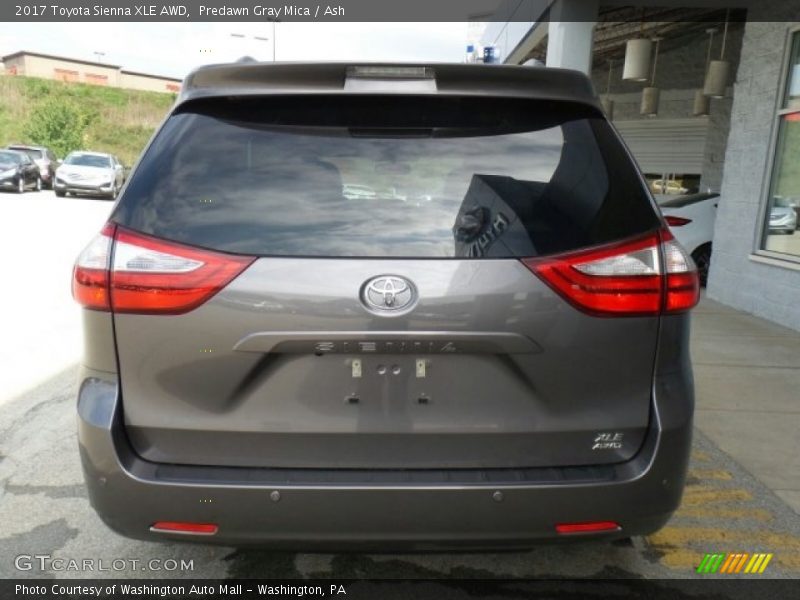 Predawn Gray Mica / Ash 2017 Toyota Sienna XLE AWD