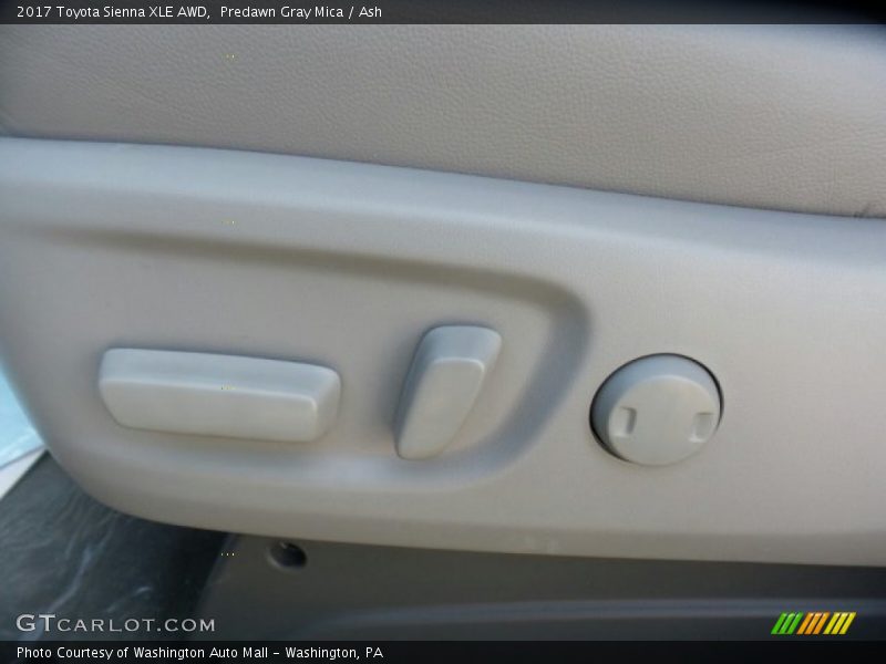 Predawn Gray Mica / Ash 2017 Toyota Sienna XLE AWD