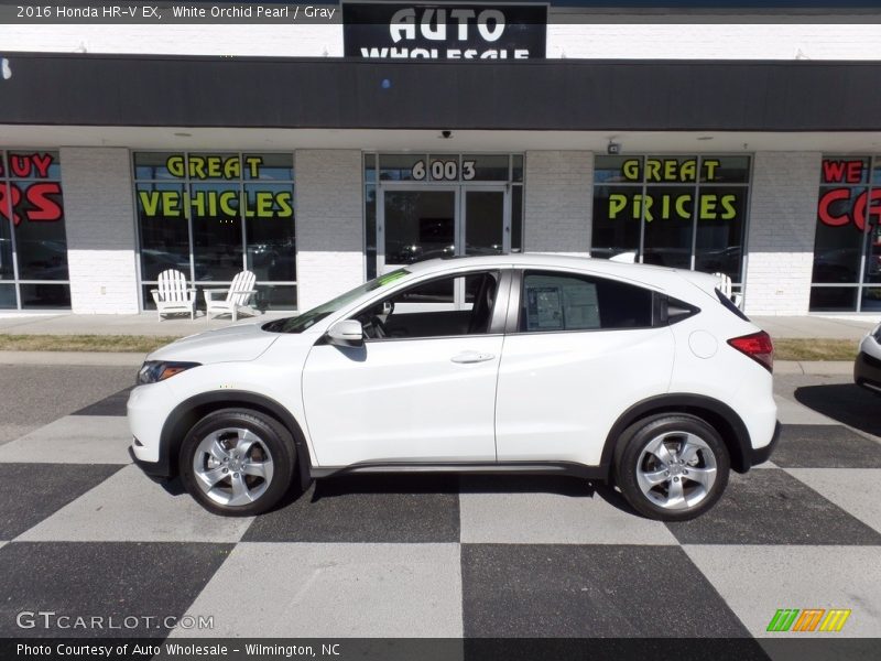 White Orchid Pearl / Gray 2016 Honda HR-V EX