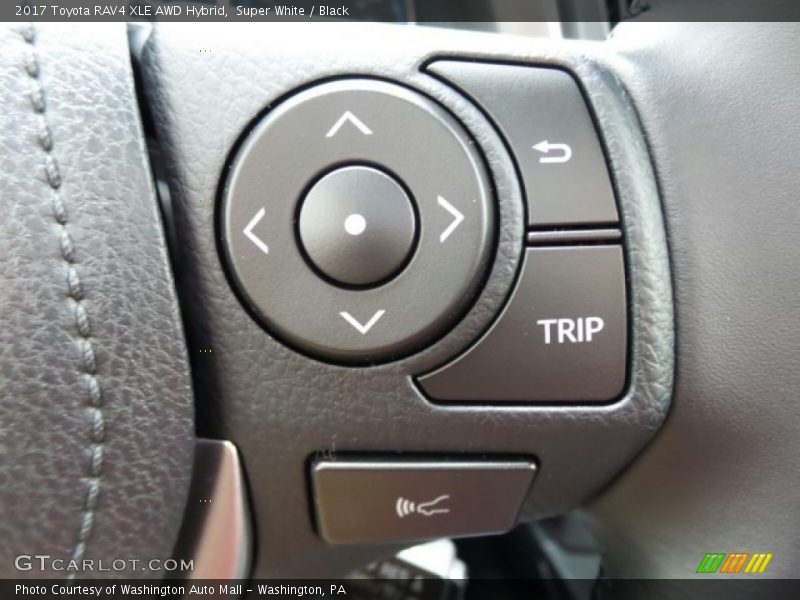 Super White / Black 2017 Toyota RAV4 XLE AWD Hybrid