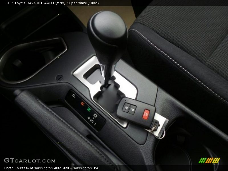 Super White / Black 2017 Toyota RAV4 XLE AWD Hybrid