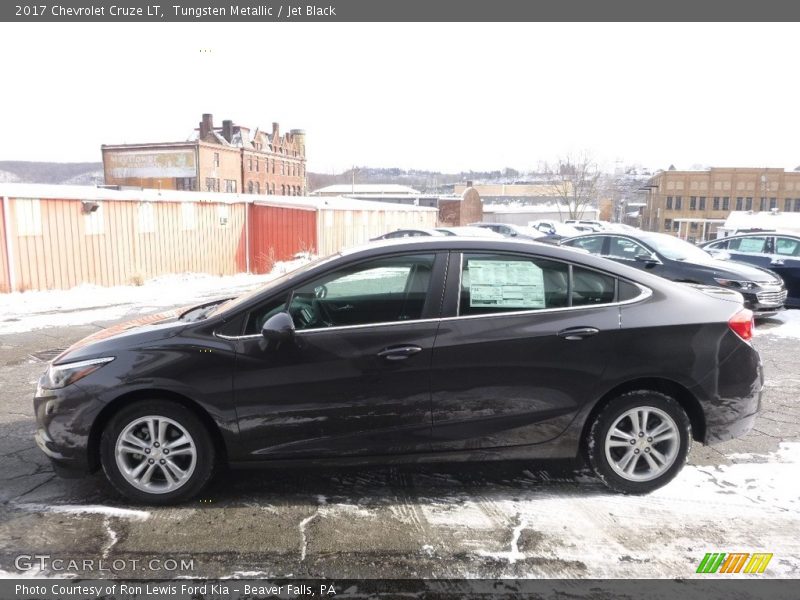 Tungsten Metallic / Jet Black 2017 Chevrolet Cruze LT
