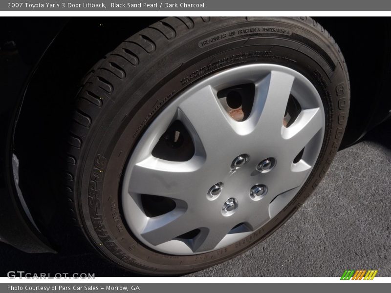 Black Sand Pearl / Dark Charcoal 2007 Toyota Yaris 3 Door Liftback