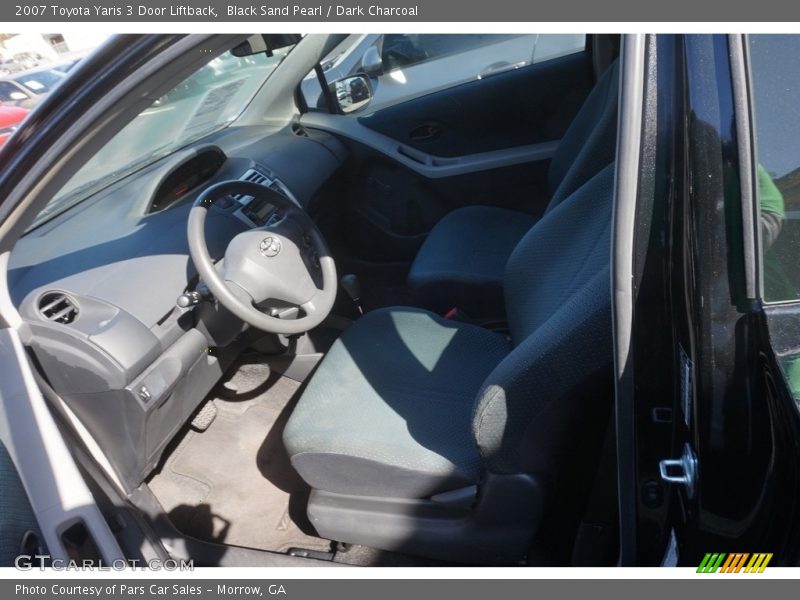 Black Sand Pearl / Dark Charcoal 2007 Toyota Yaris 3 Door Liftback