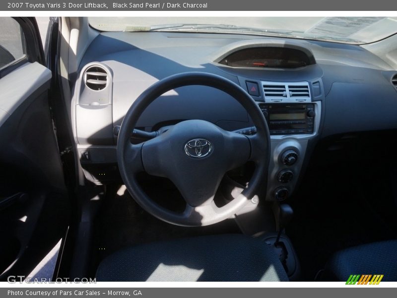 Black Sand Pearl / Dark Charcoal 2007 Toyota Yaris 3 Door Liftback