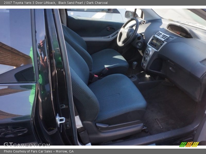 Black Sand Pearl / Dark Charcoal 2007 Toyota Yaris 3 Door Liftback