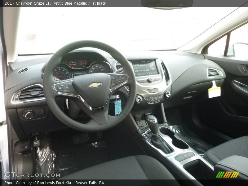 Arctic Blue Metallic / Jet Black 2017 Chevrolet Cruze LT