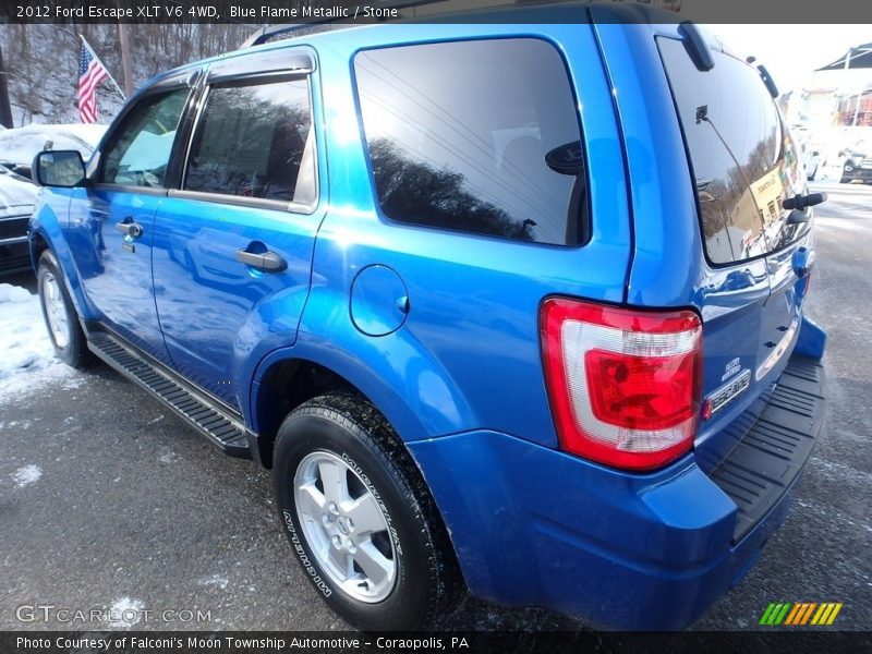 Blue Flame Metallic / Stone 2012 Ford Escape XLT V6 4WD