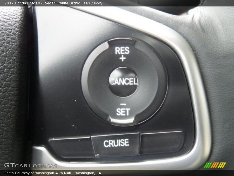 Controls of 2017 Civic EX-L Sedan