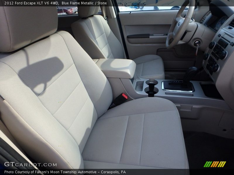 Blue Flame Metallic / Stone 2012 Ford Escape XLT V6 4WD