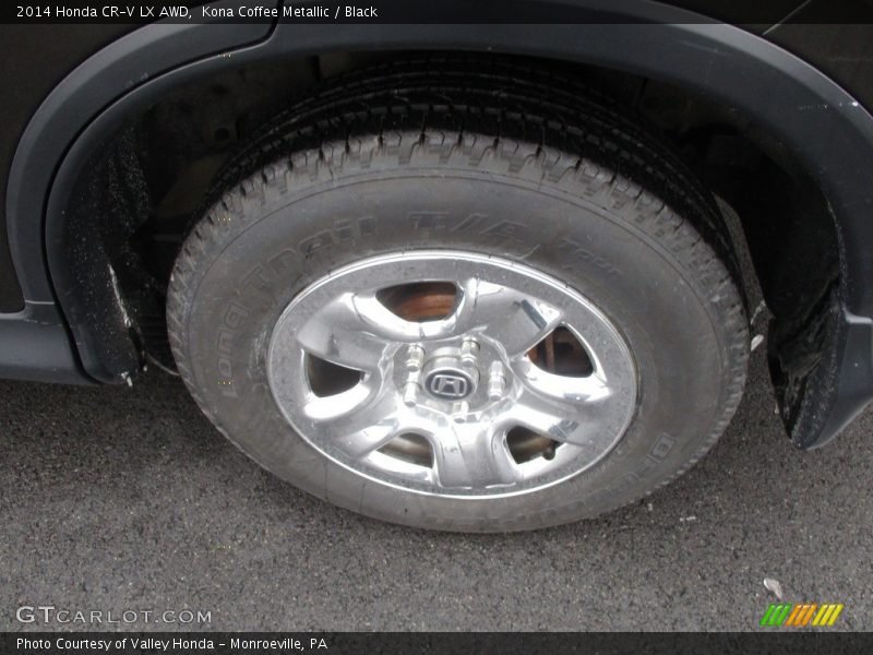 Kona Coffee Metallic / Black 2014 Honda CR-V LX AWD