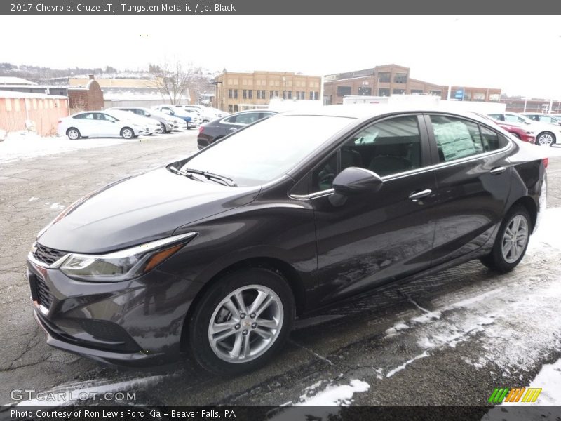 Tungsten Metallic / Jet Black 2017 Chevrolet Cruze LT