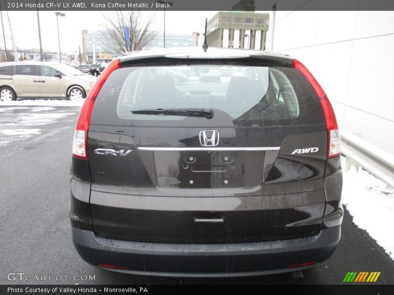 Kona Coffee Metallic / Black 2014 Honda CR-V LX AWD