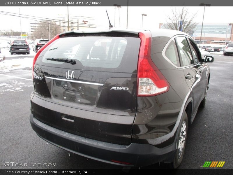 Kona Coffee Metallic / Black 2014 Honda CR-V LX AWD