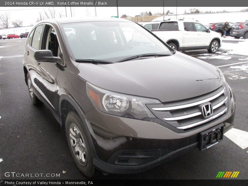 Kona Coffee Metallic / Black 2014 Honda CR-V LX AWD