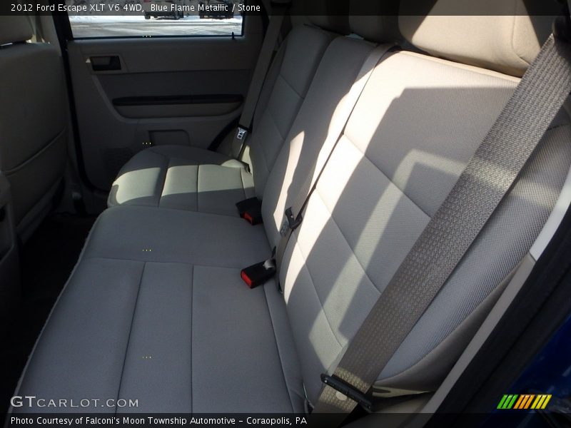 Blue Flame Metallic / Stone 2012 Ford Escape XLT V6 4WD