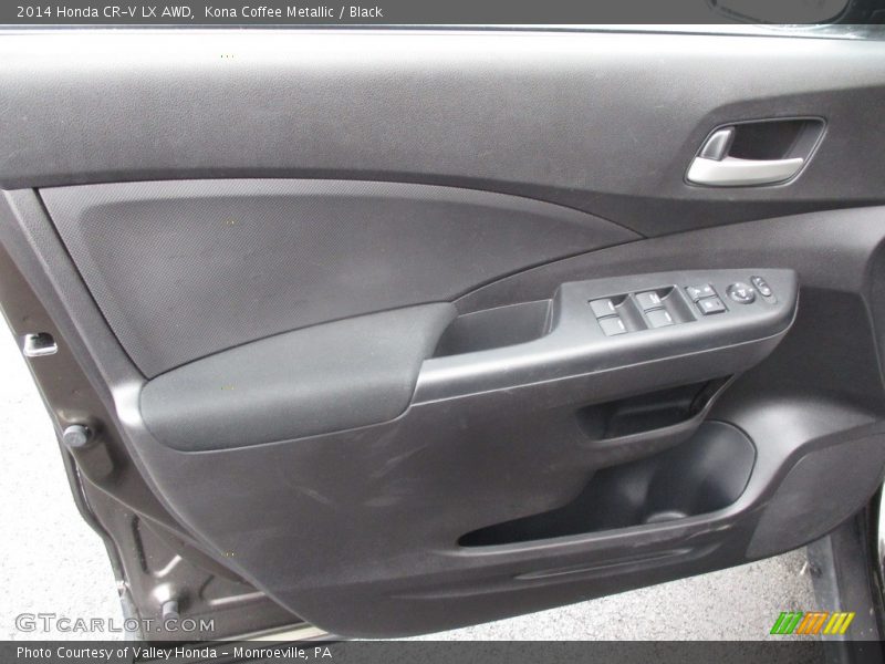 Kona Coffee Metallic / Black 2014 Honda CR-V LX AWD