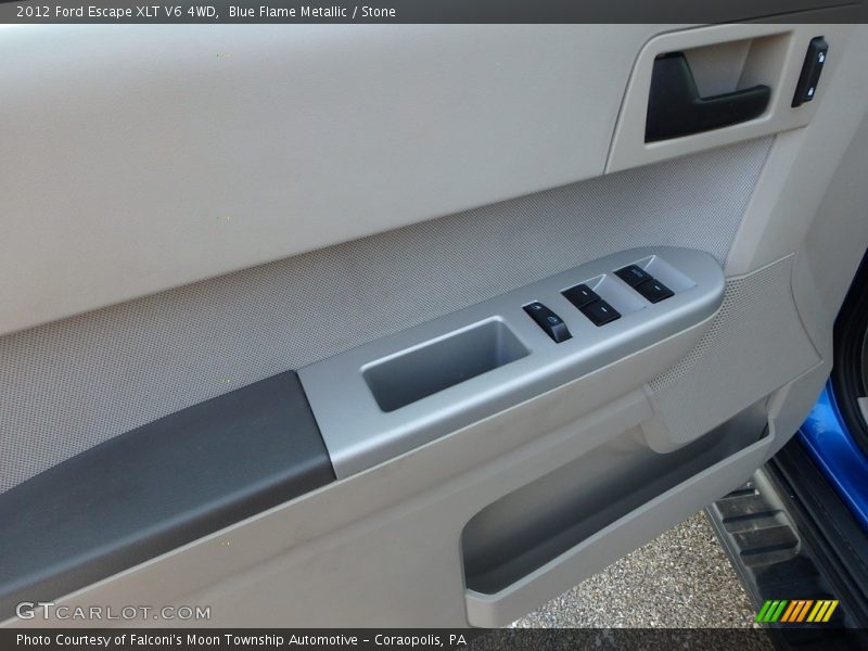 Blue Flame Metallic / Stone 2012 Ford Escape XLT V6 4WD